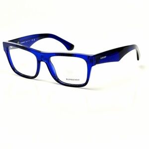 Burberry B 2411 4114 Eyeglasses Check Blue Full Rim Square Shape 53mm
